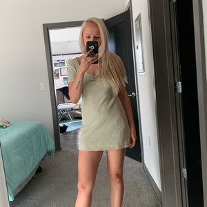 Seafoam green casual dress